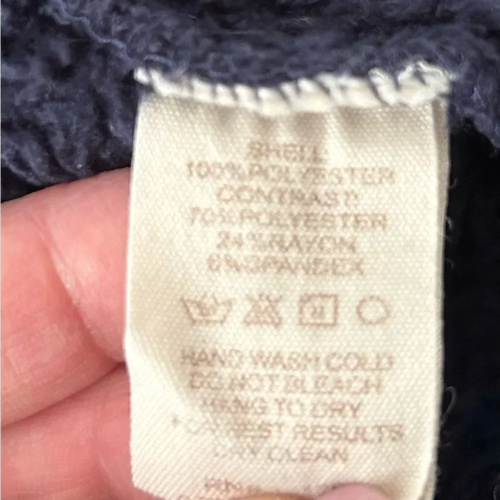 Hem & Thread Blue Super Comfy Hoodie Cardigan